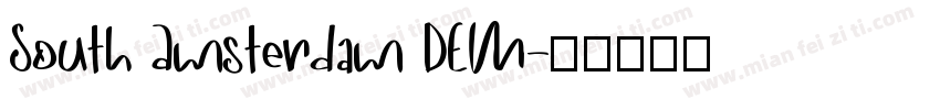 South Amsterdam DEM字体转换